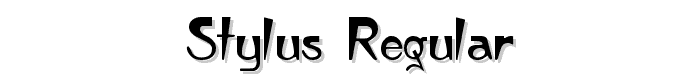 Stylus Regular font